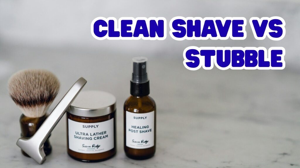 Clean Shave vs Stubble