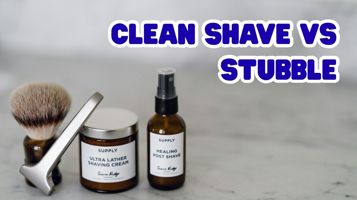 Clean Shave vs Stubble