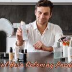 Facial hair coloring products