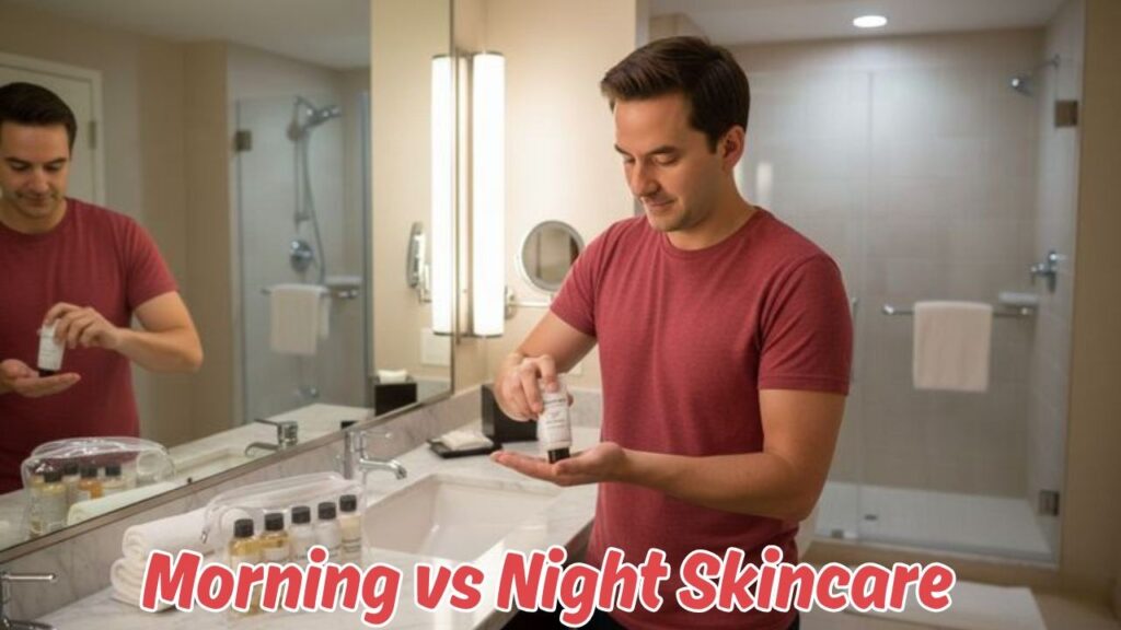 Morning vs night skincare
