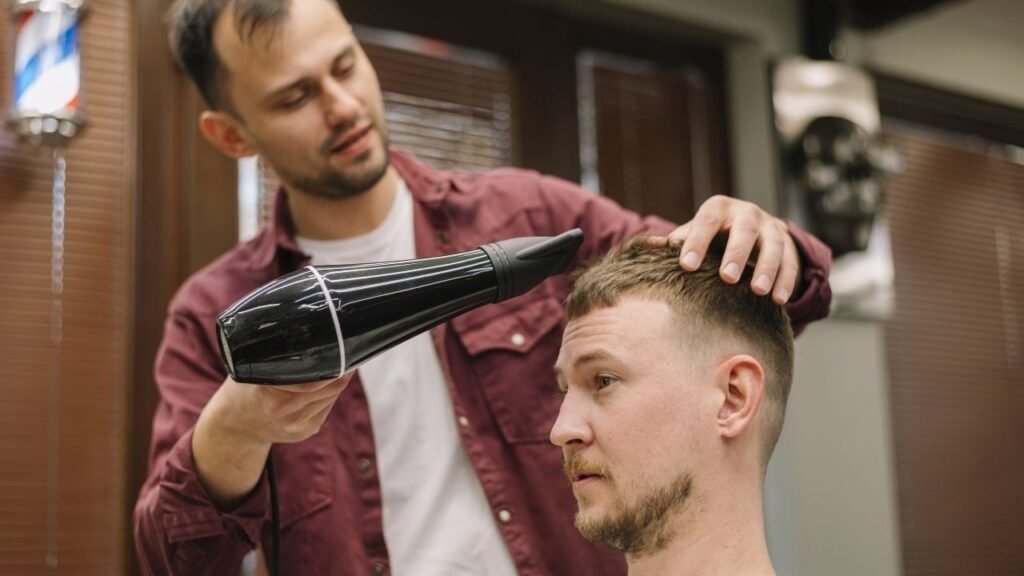 homemade style from a salon blowout